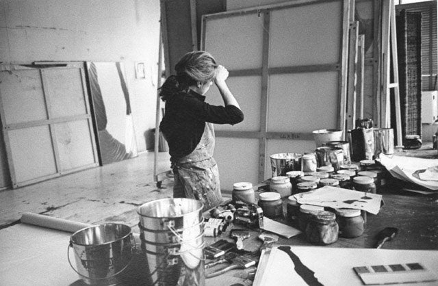 Helen-Frankenthaler - Image are from the Ernst Haas estate